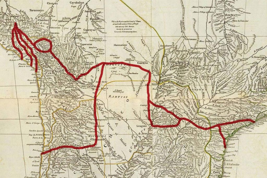 O Caminho do Peabiru ficou conhecido quando os europeus desembarcaram no Brasil a partir de 1500 e tentavam descobrir o tamanho do território recém-descoberto.