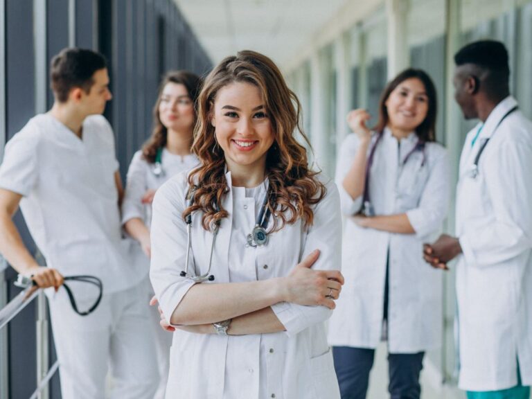 Imagem de profissionais para ilustrar conteúdo sobre o guia definitivo para médicos e enfermeiros trabalharem na Itália e Alemanha.