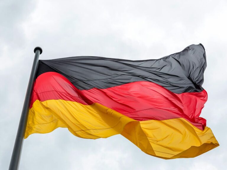 Imagem de bandeira para ilustrar conteúdo sobre empregos na Alemanha.